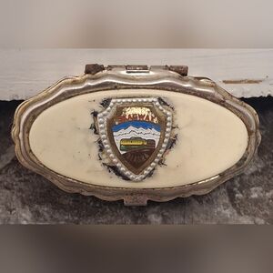 Vintage skagway Alaska Pill Box.